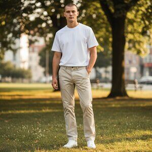 BONOBOS Men's EUC Athletic Khaki Pants | Size 34 x‎ 34